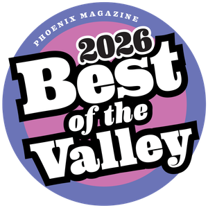 Phoenix Magazine Best of the Valley 2026 award badge
